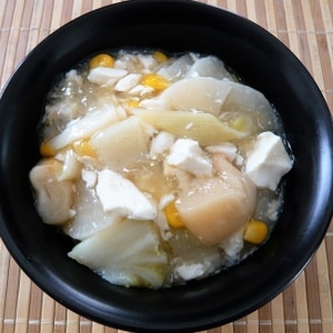 お野菜たっぷり！豆腐の五目うま煮丼